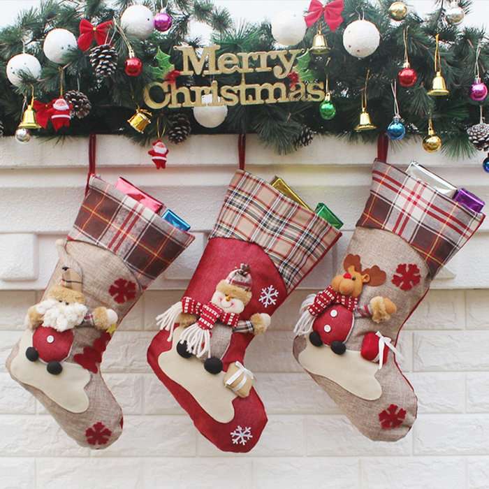 vánoční ponožky na dárky online puzzle