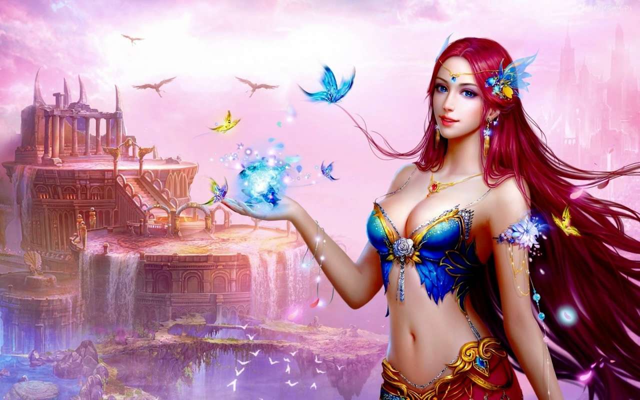 Fairy världen pussel på nätet