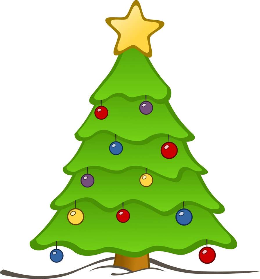 , Árvore de Natal ' puzzle online