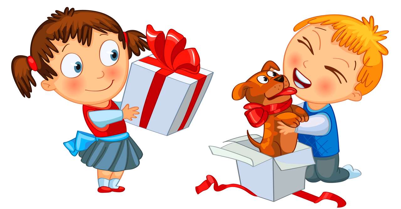 Geschenken, cadeautjes! online puzzel
