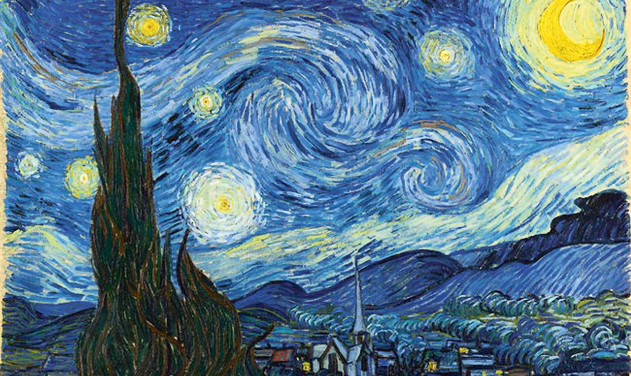 Starry night online puzzle