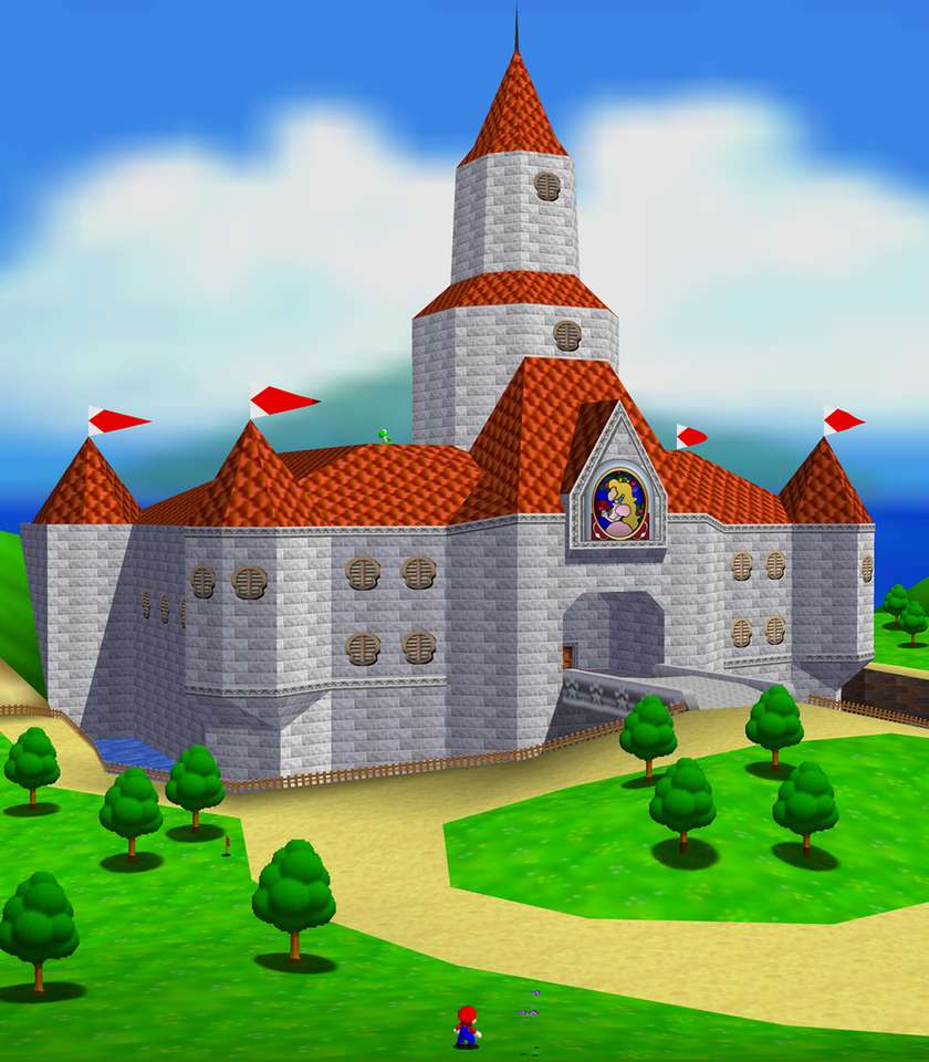 Super Mario 64 Schloss Puzzlespiel online