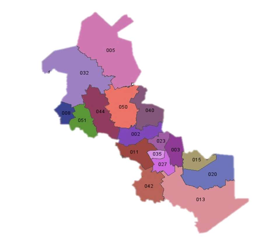 Муніципалітети північного Нуево-Леона онлайн пазл