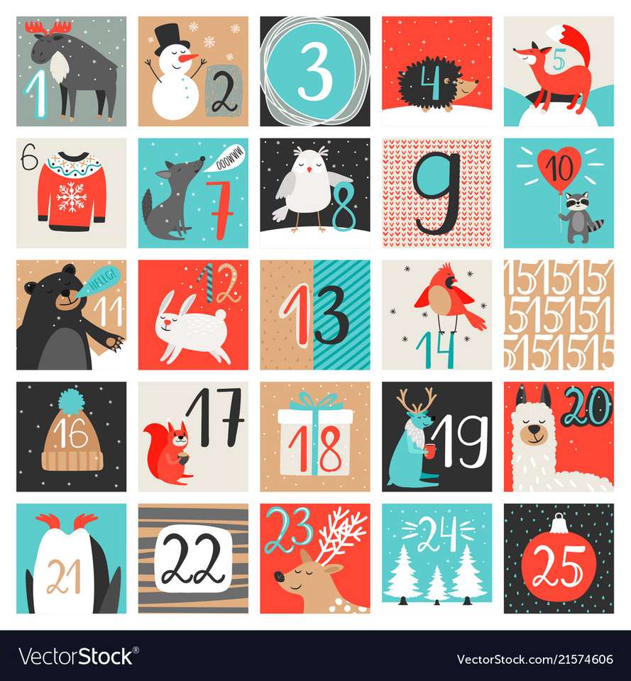 Advent kalender legpuzzel online