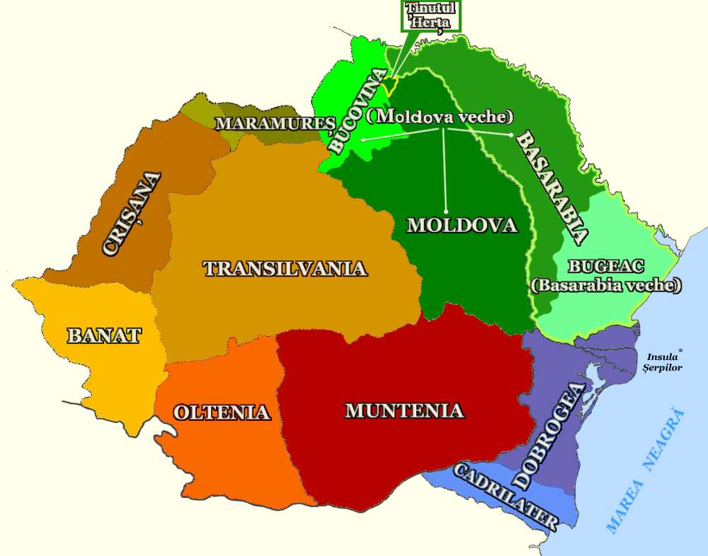 România la 1918 Online-Puzzle