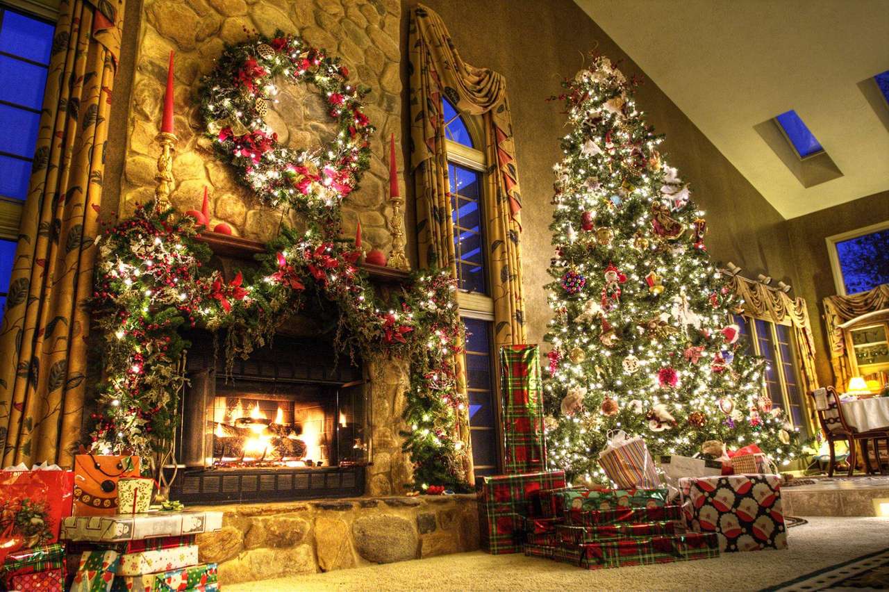 Χριστουγεννιάτικες διακοσμήσεις παζλ online