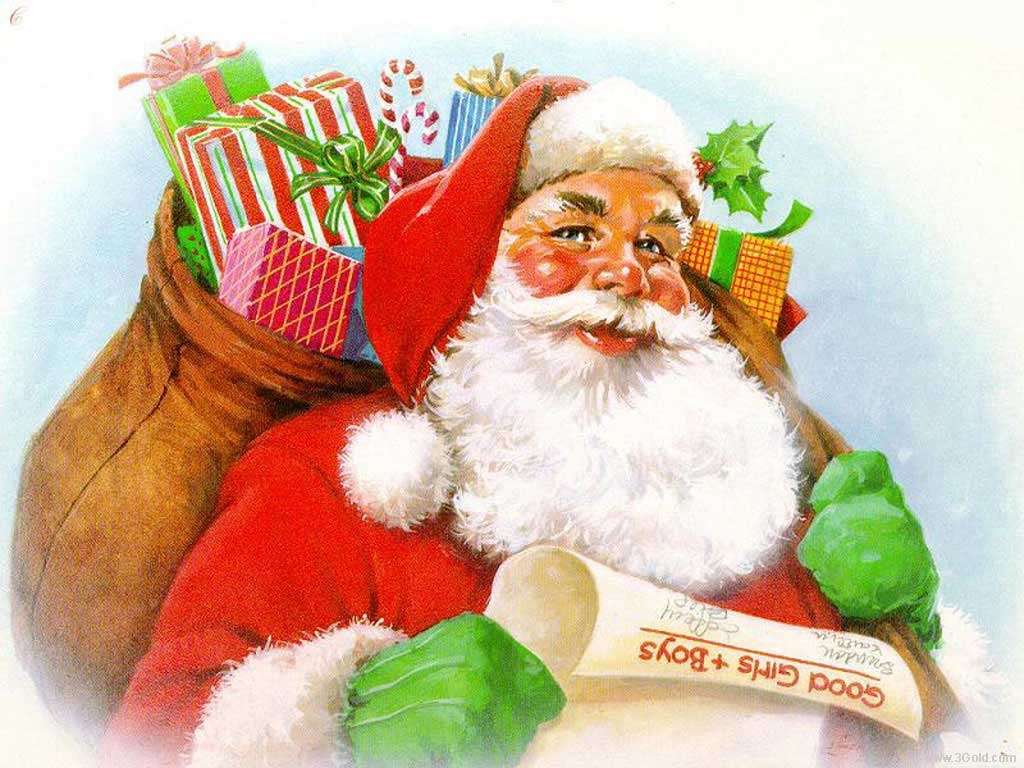Дядо Коледа онлайн пъзел