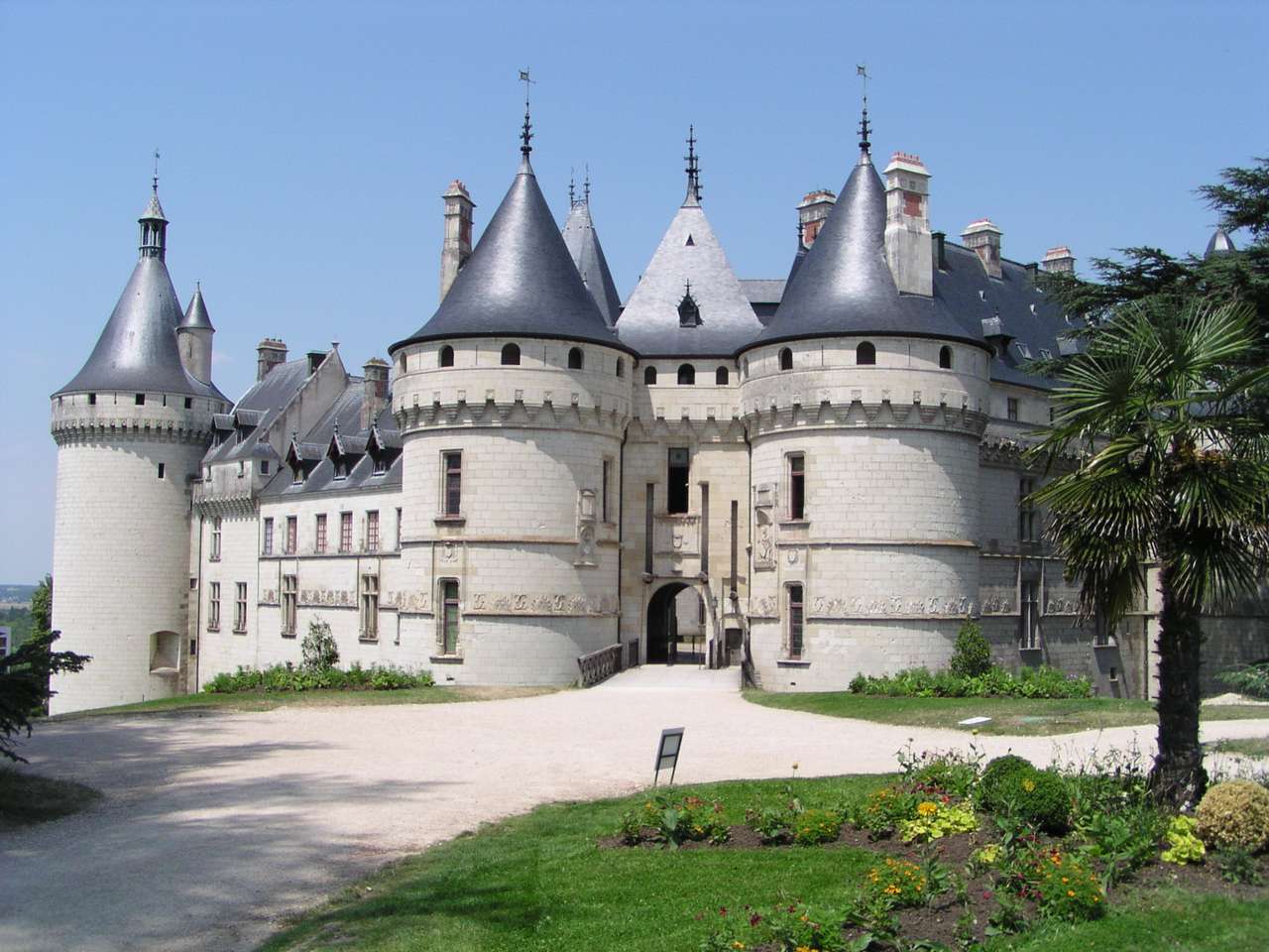 Chaumont slott vid Loire Pussel online