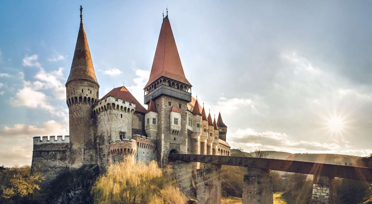Hunyad Castle, Roemenië legpuzzel online