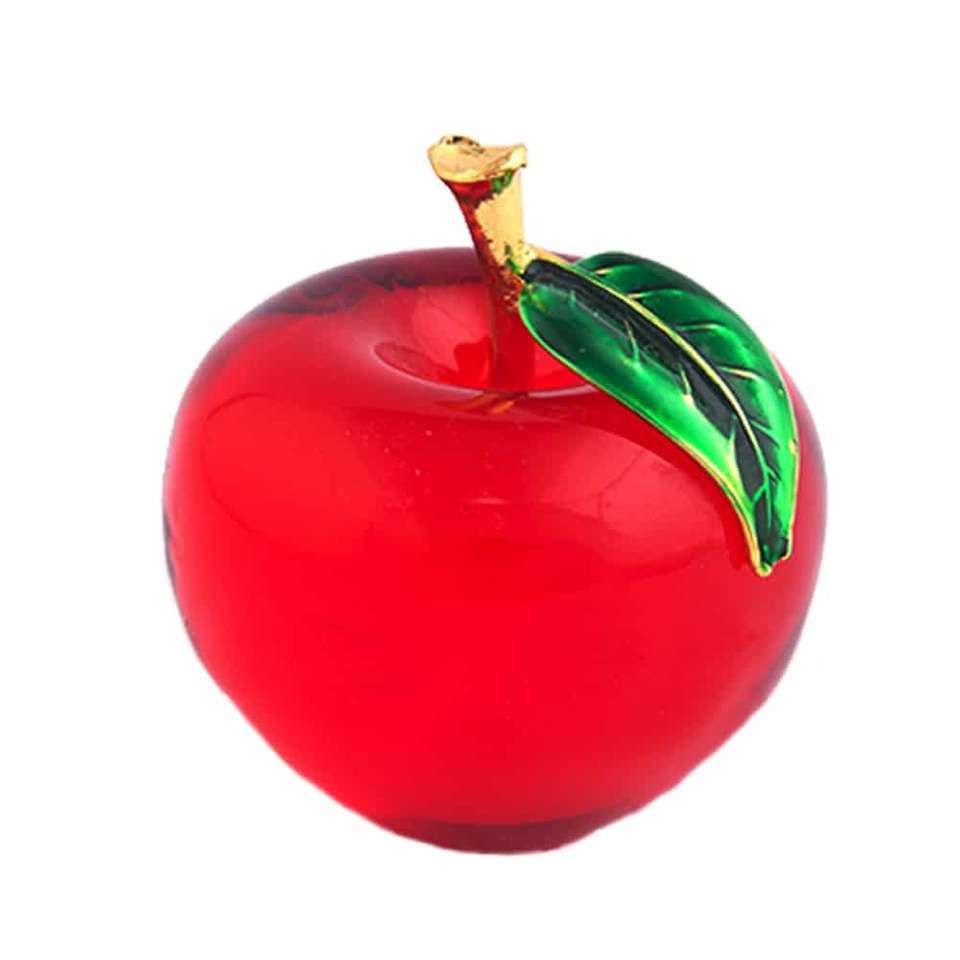 Красное круглое яблоко пазл онлайн