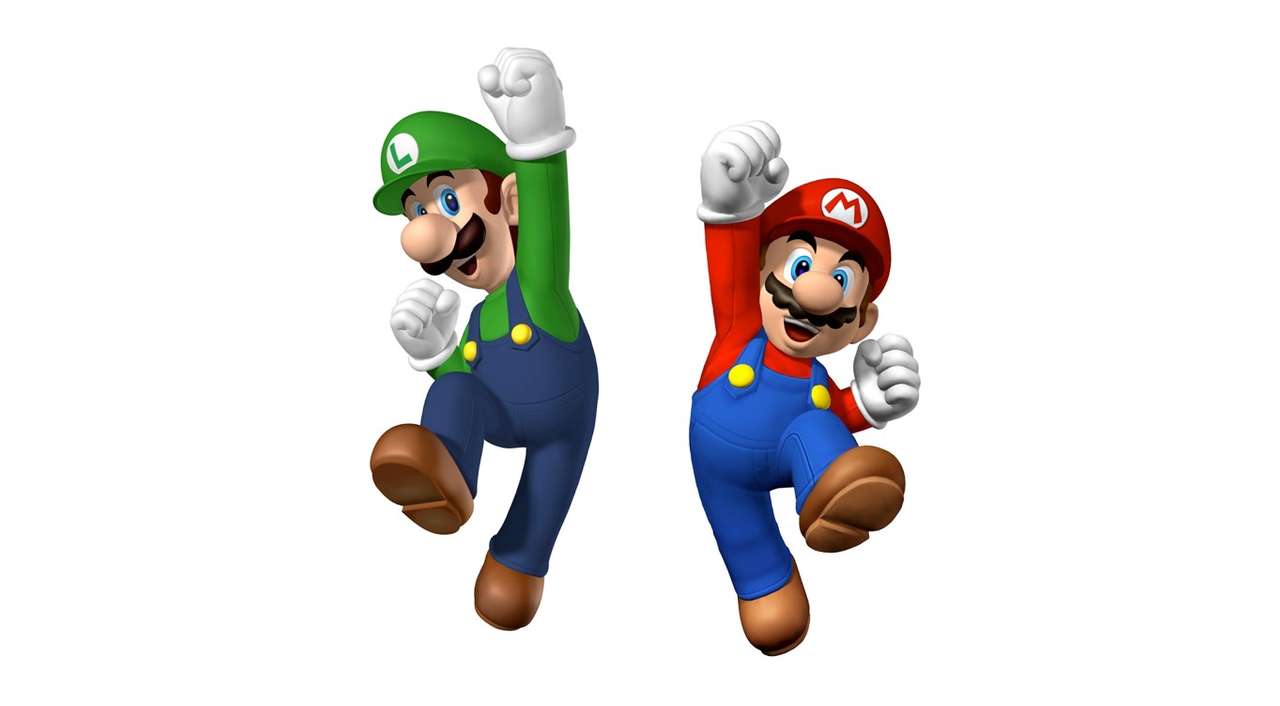 Марио и Луиджи онлайн пъзел