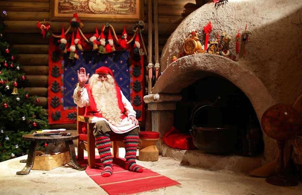 La casa di Babbo Natale puzzle online
