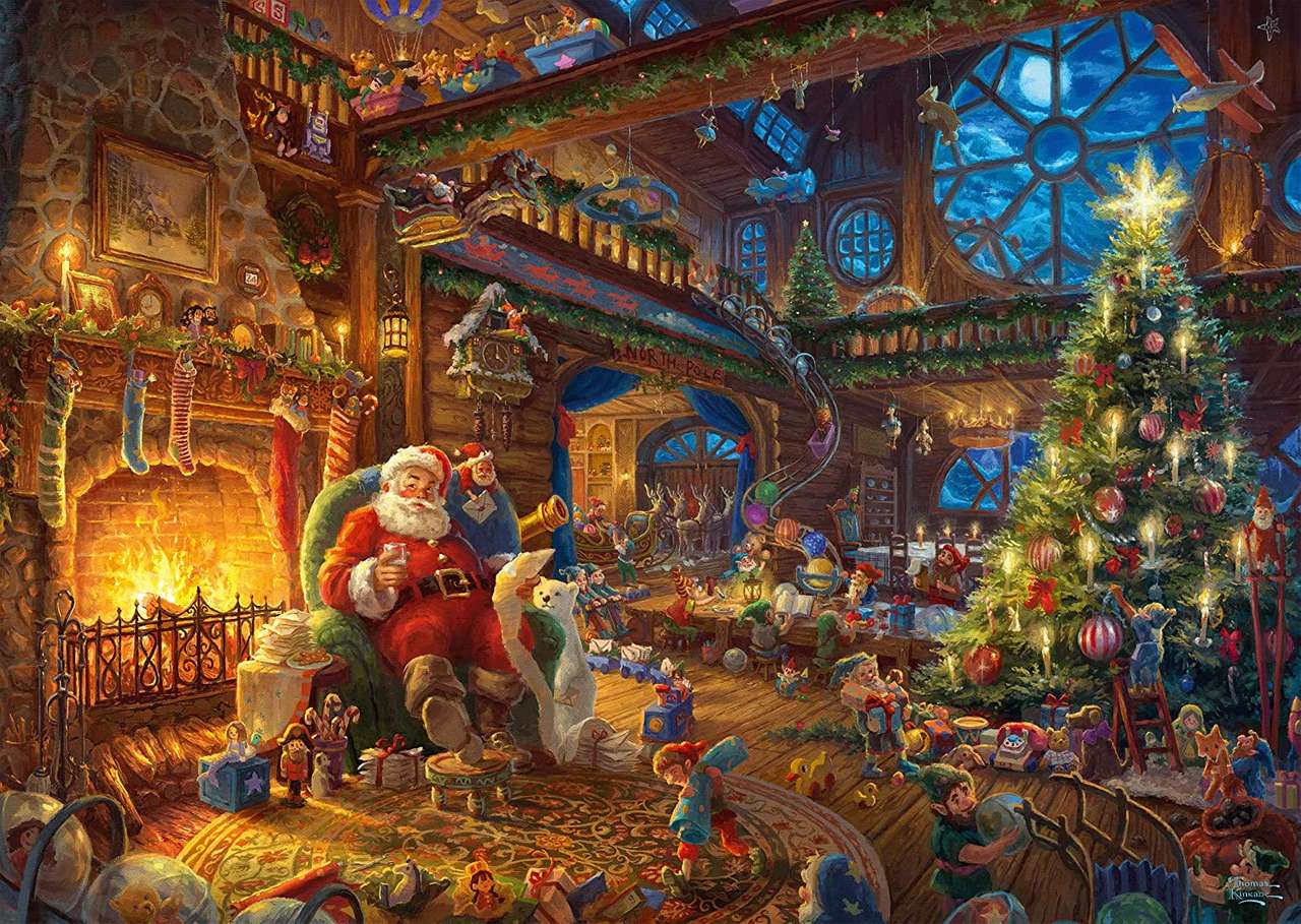Χριστουγεννιάτικη μαγεία online παζλ