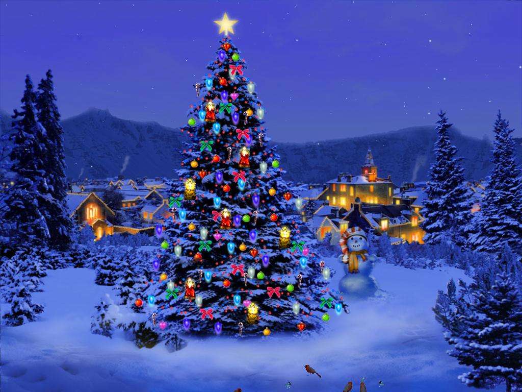 karácsonyfa kirakós online