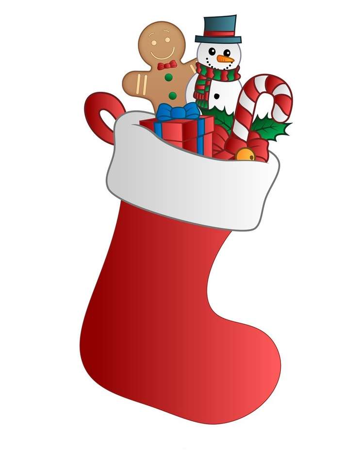 Santas Stiefel Online-Puzzle