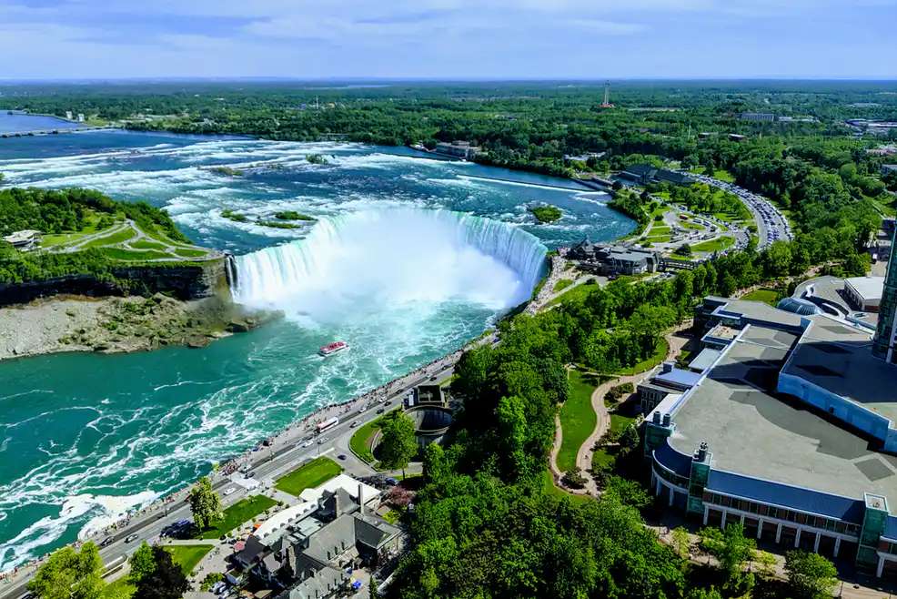 Niagara vízesés online puzzle