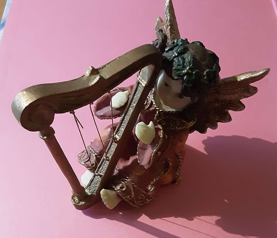 Engel op de harp online puzzel
