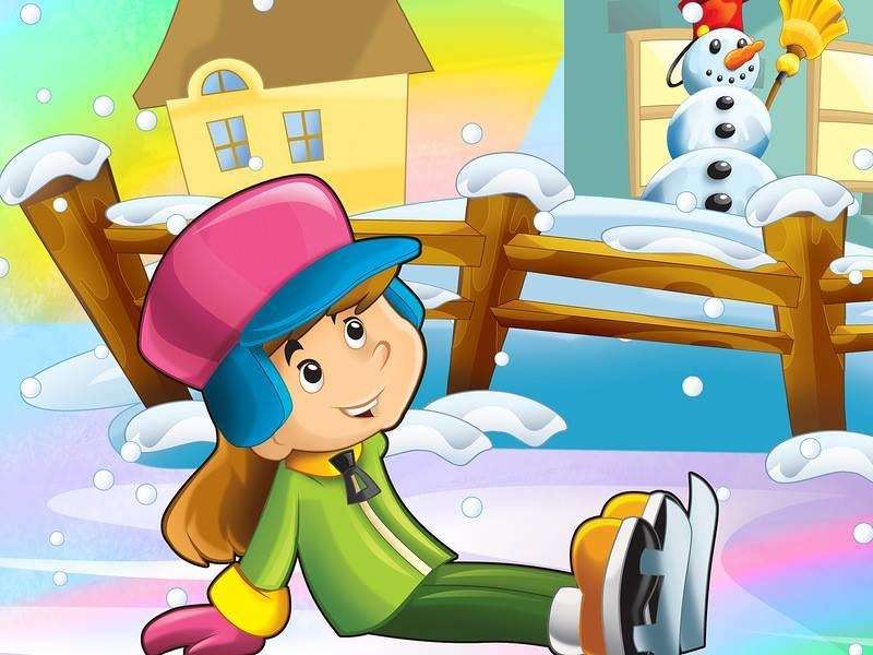 Hai afară la zăpadă Puzzlespiel online