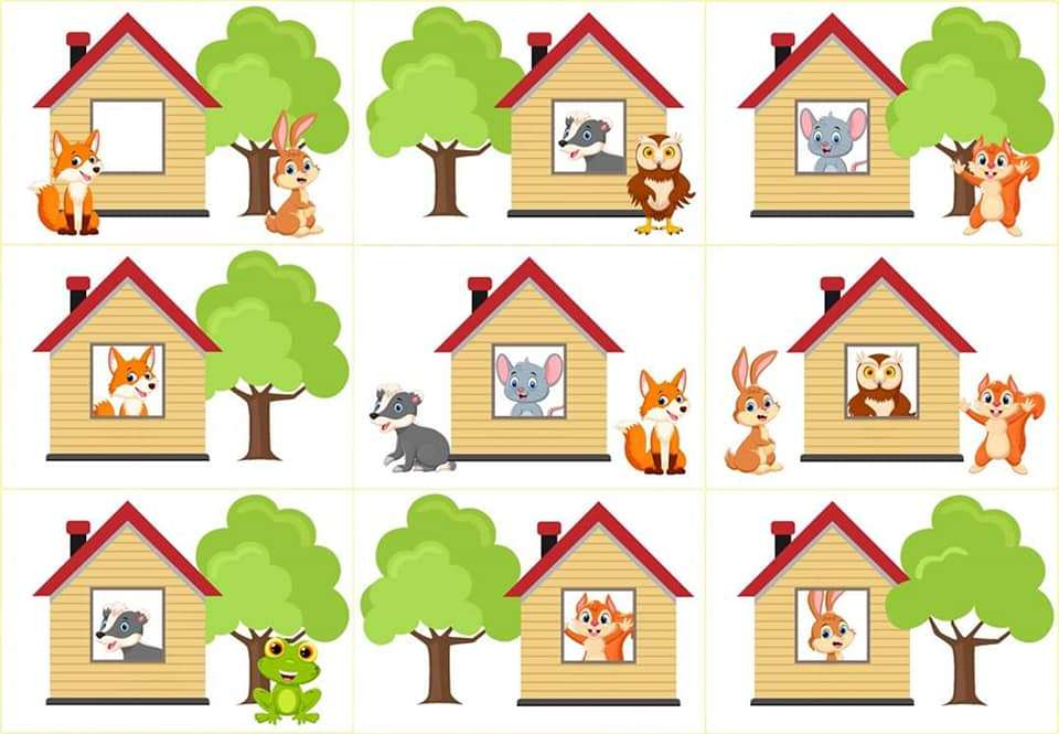 Häuser und Bäume Puzzlespiel online