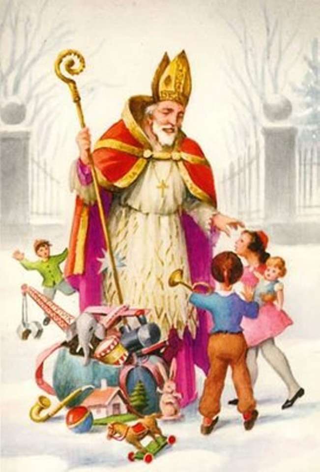 St. Nicholas - biskop av Mira Pussel online