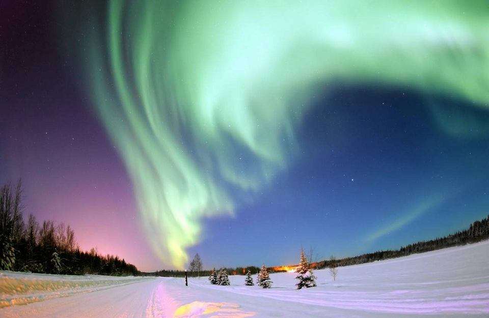 aurora στα βόρεια του πλανήτη online παζλ