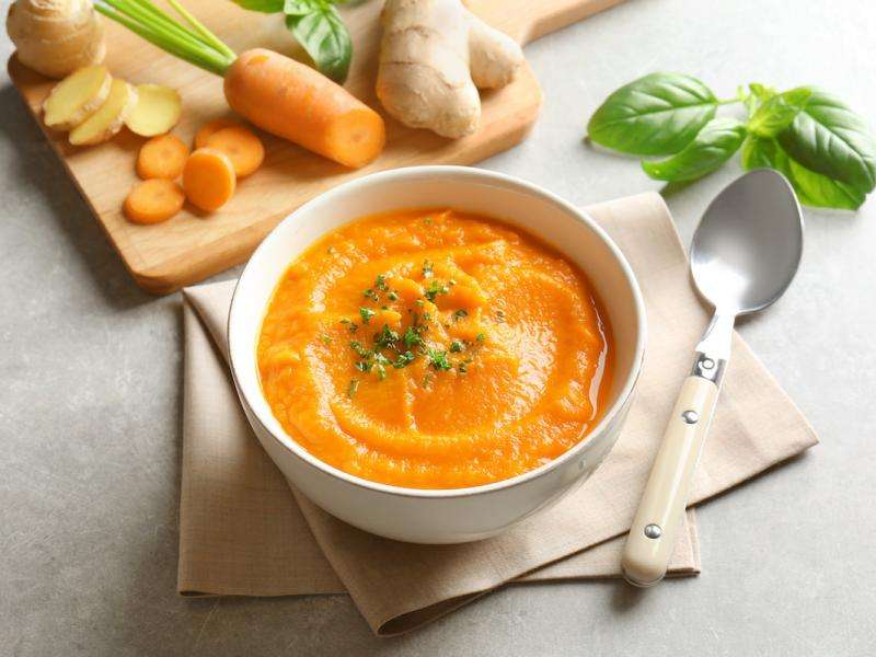 Морковный суп онлайн-пазл