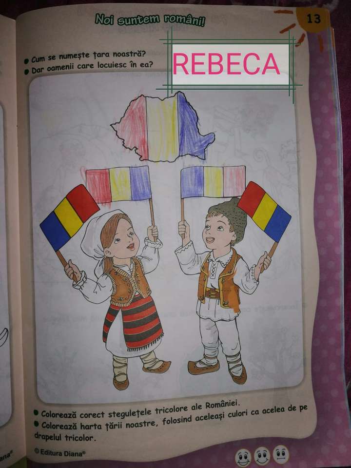Feliz aniversário, Romênia! puzzle online