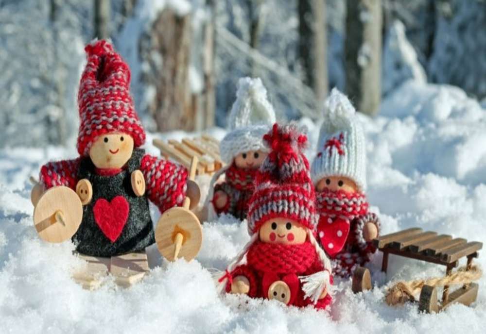 Радостите на зимата онлайн пъзел