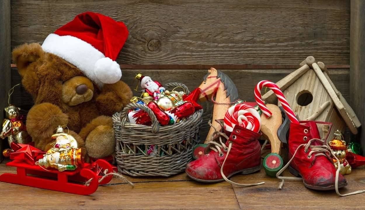 Gåva av jultomten Pussel online