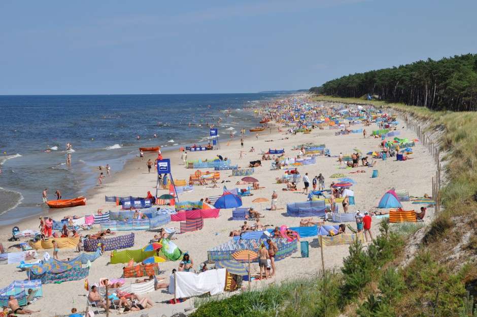 Ακτή της Δυτικής Πομερανίας το καλοκαίρι παζλ online