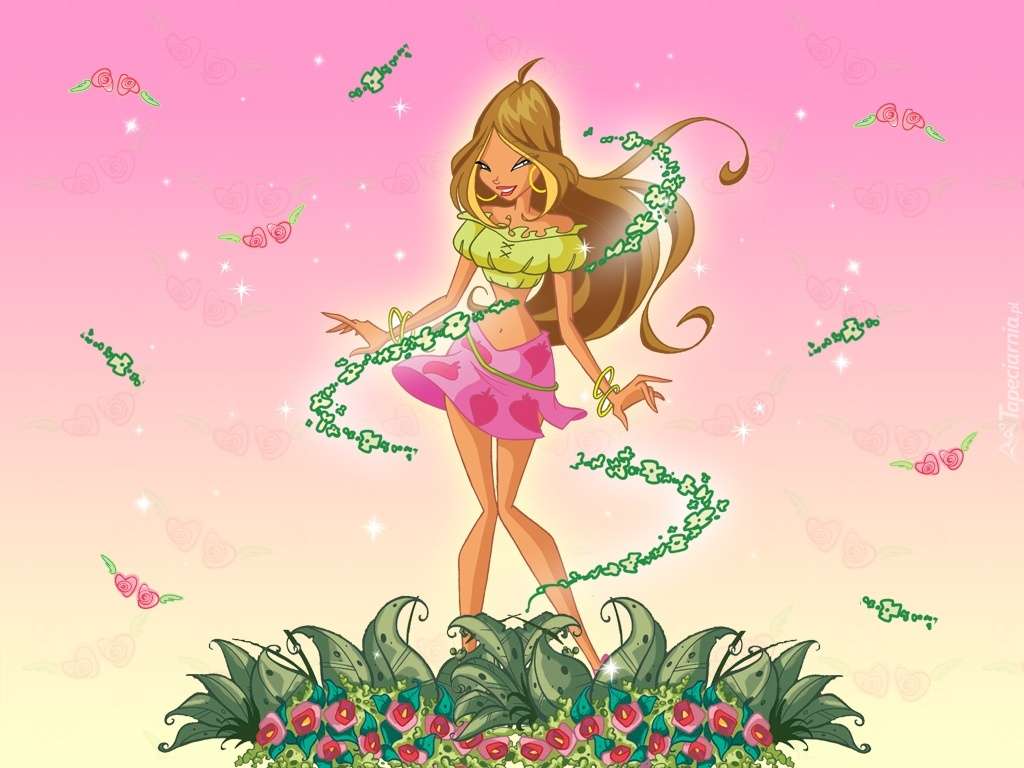 Winx club flora puzzle online