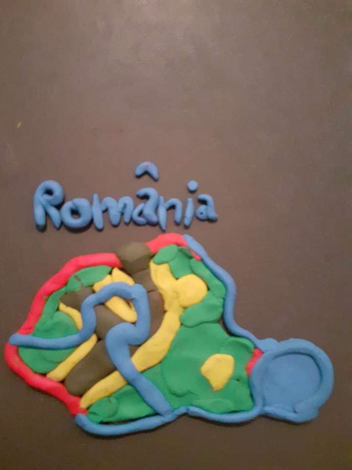 Romania made of plasticine jigsaw puzzle online
