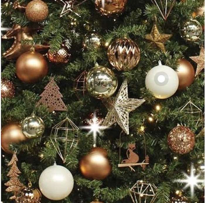 ozdoby na vánočním stromečku jinak онлайн пазл