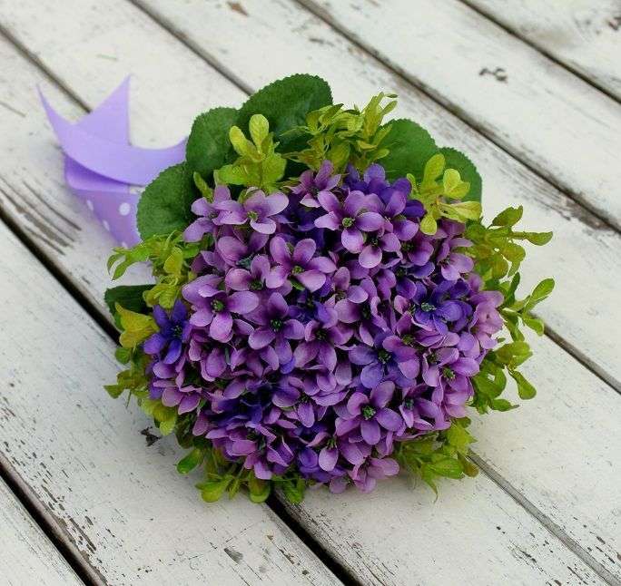 bouquet violet puzzle en ligne