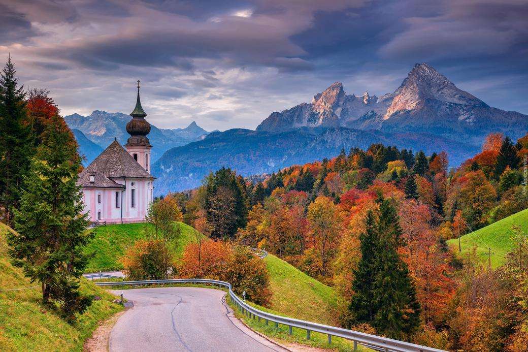 kerk in de bergen online puzzel