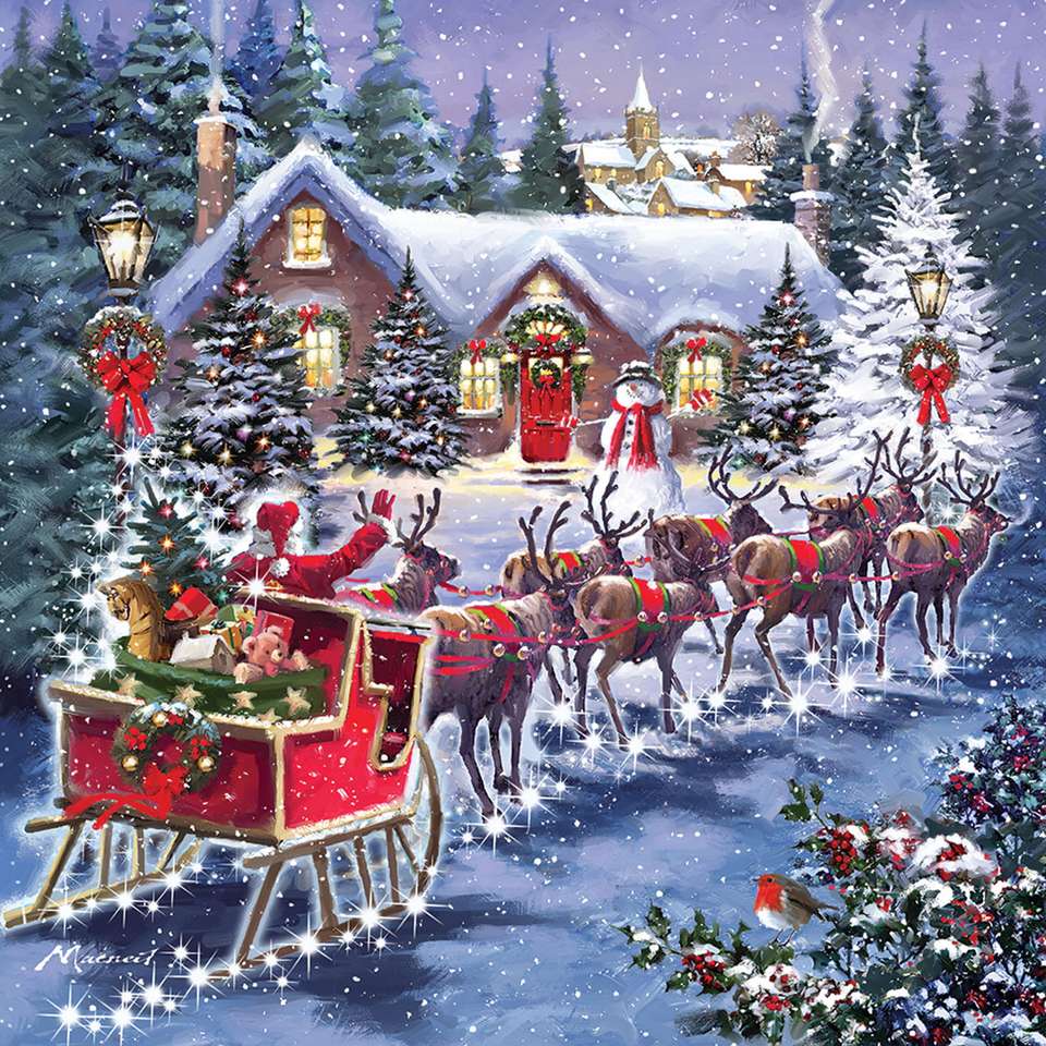 Presentes do Papai Noel. puzzle online