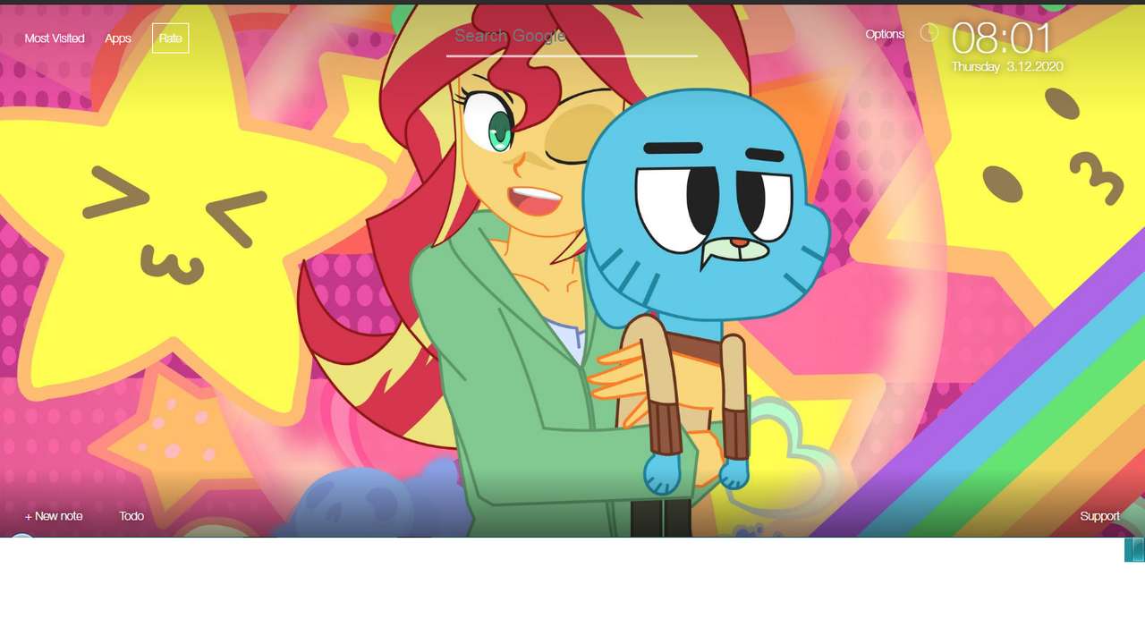GUMBALL and SOMETHING THERE jigsaw puzzle online