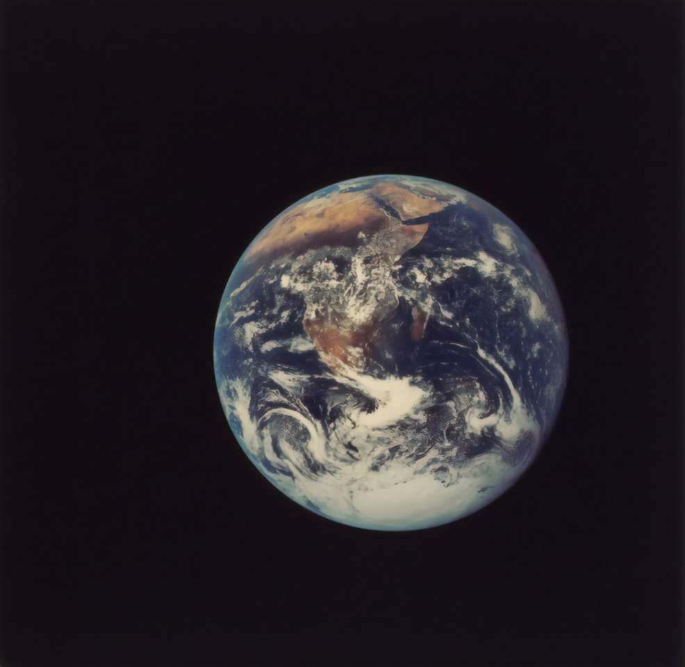 planeet aarde close-up fotografie legpuzzel online