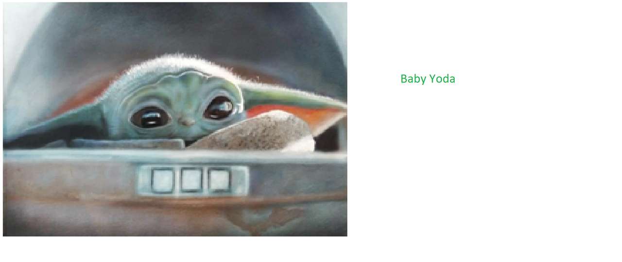 Quebra-cabeça do bebê Yoda puzzle online
