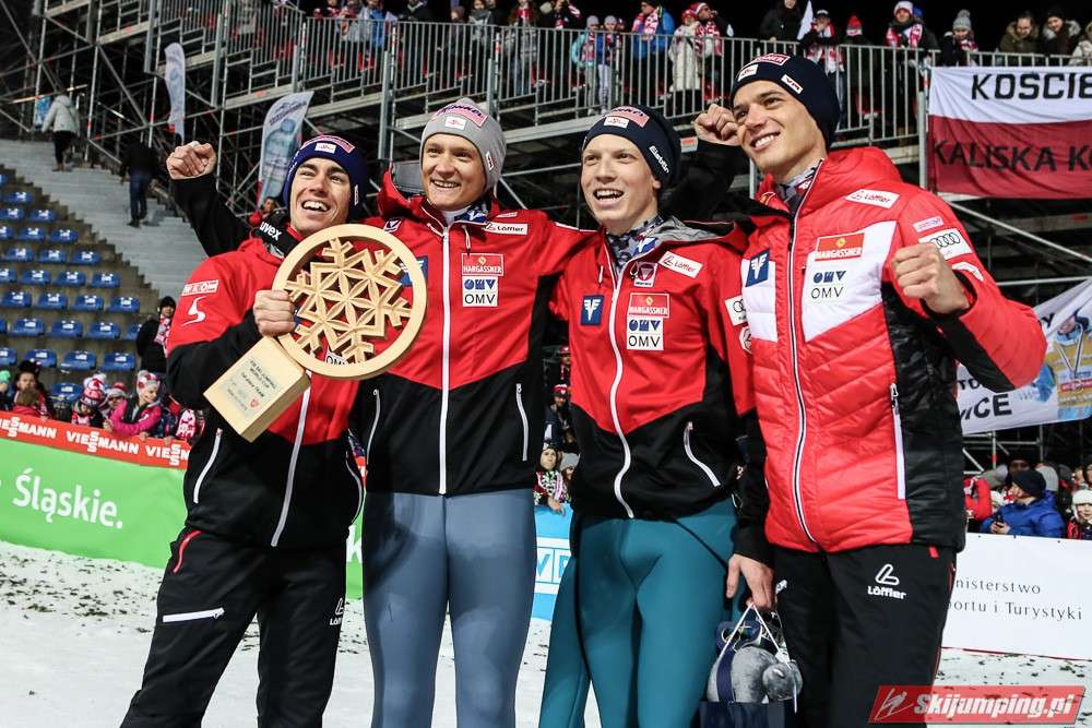 Saltadores de esquí austriacos rompecabezas en línea