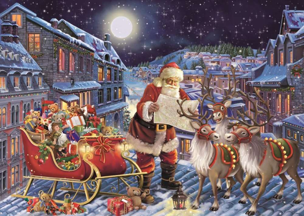 jultomtexpedition pussel på nätet