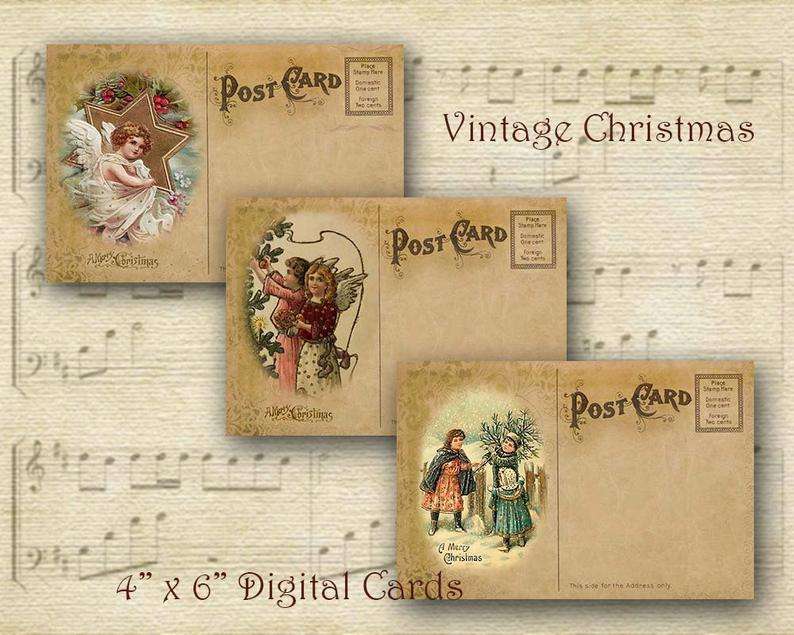 vánoční pohlednice skládačky online