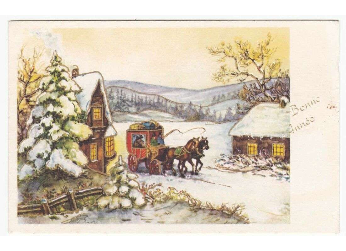 クリスマスの馬車 オンラインパズル