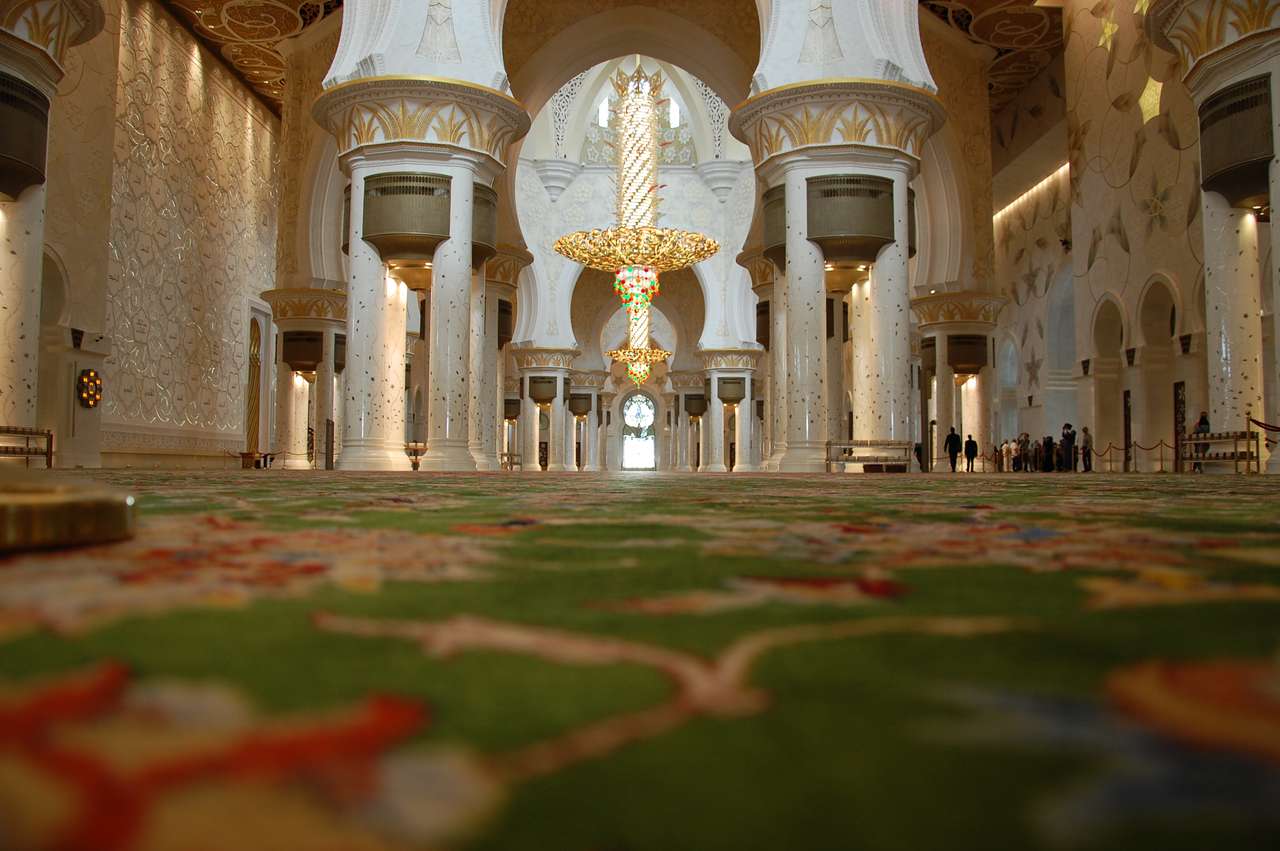 Moscheea Abu Dhabi jigsaw puzzle online