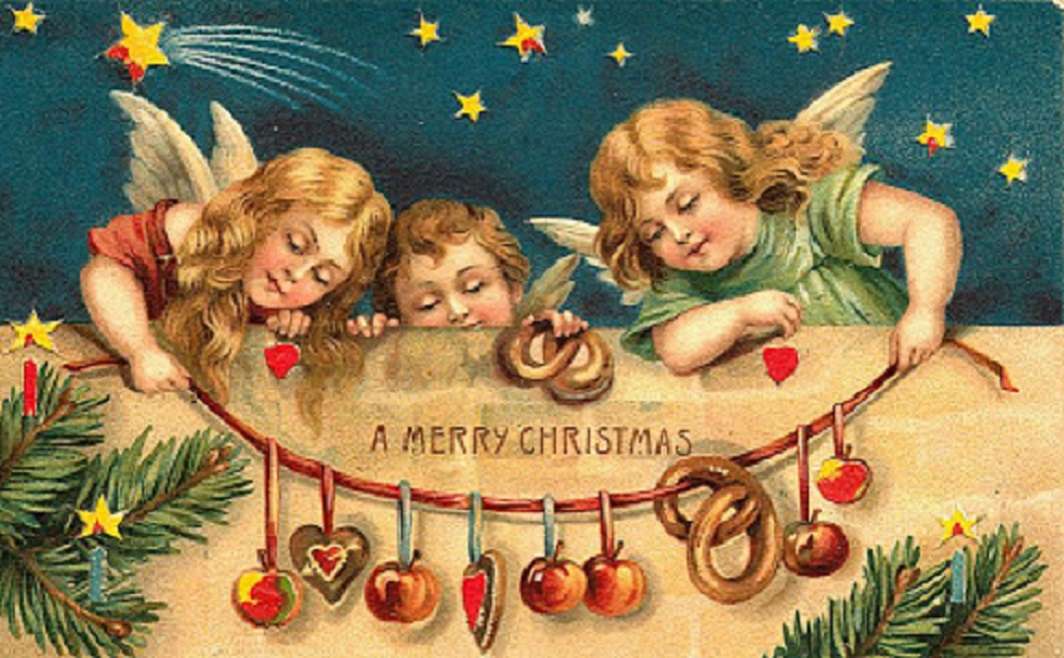 Χριστούγεννα Άγγελοι online παζλ