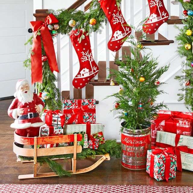 Angolo delle decorazioni natalizie puzzle online