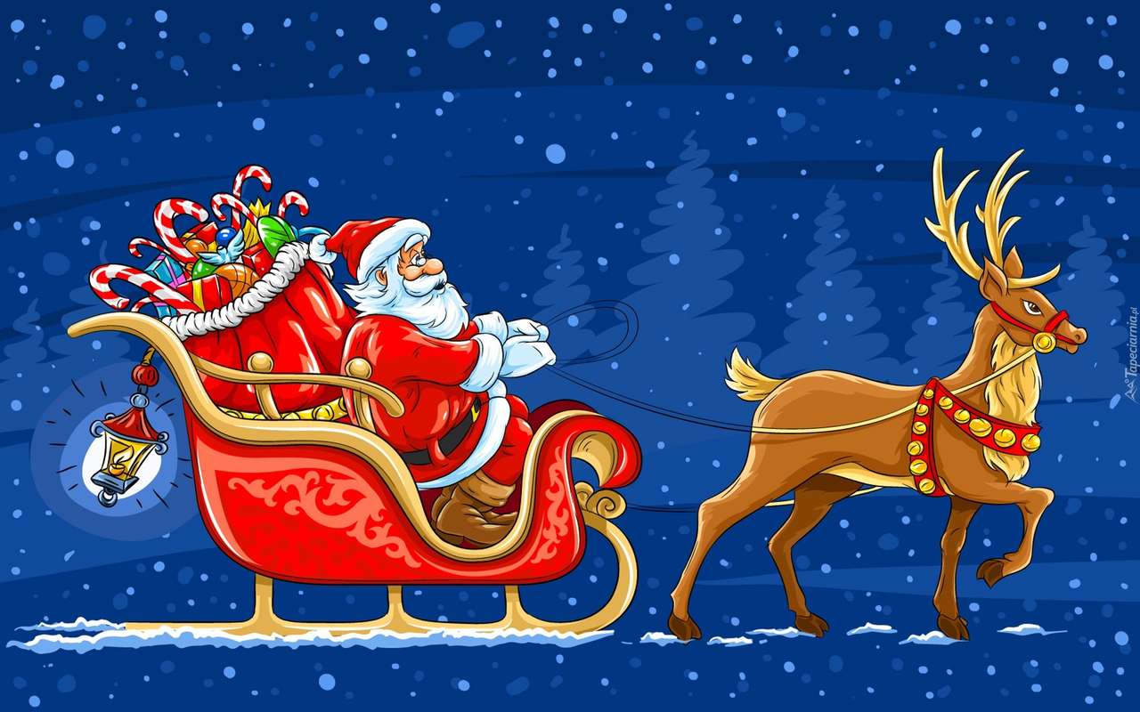 Santas sledge jigsaw puzzle online