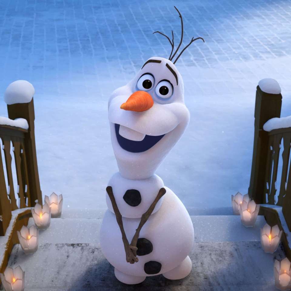 OLAF ~ пъзел за деца онлайн пъзел