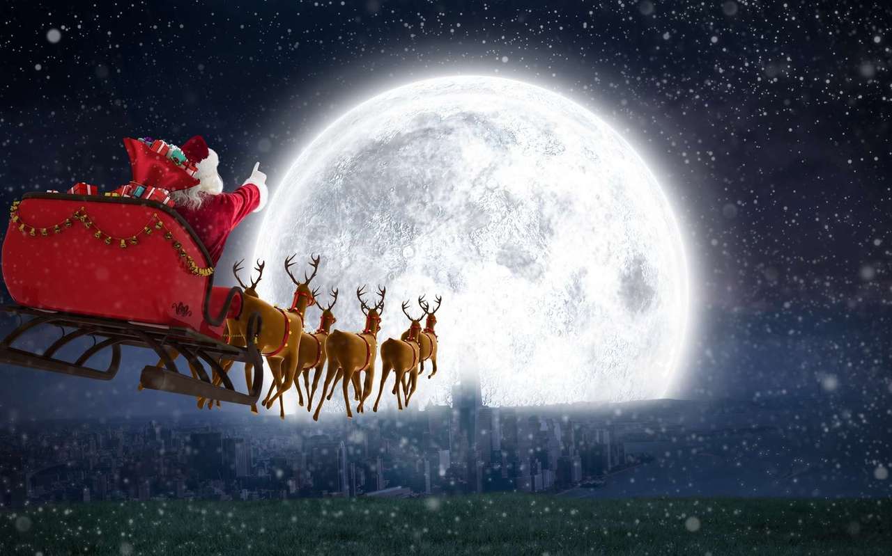 σούπερ όμορφος Άγιος Βασίλης παζλ online