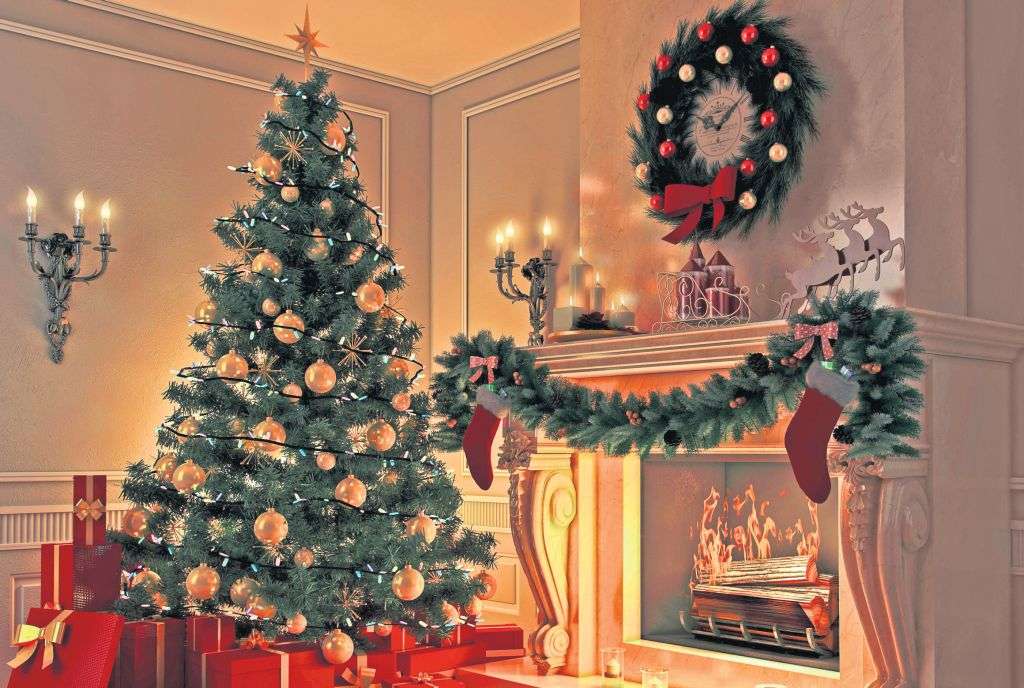 Рождественская елка онлайн-пазл